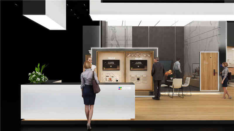 上海創(chuàng)諾醫(yī)藥集團有限公司參展上海新國際博覽中心展覽設(shè)計展臺搭建3