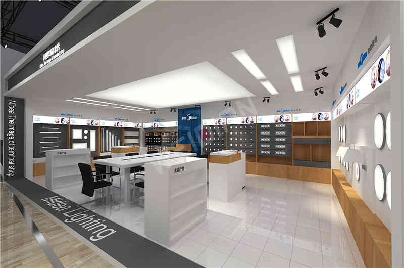 美的廣州國際照明展覽會-光亞展廣州展臺設計搭建 美的廣州國際照明展覽會-光亞展廣州展臺設計搭建