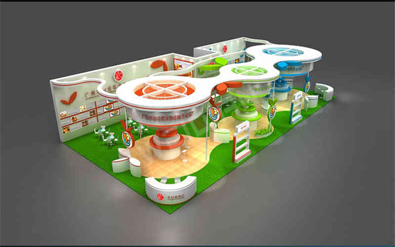 廣州展覽裝飾設計公司助力龍歸美味王廣州國際進口食品展覽會FOOD2CHINA廣州展臺設計搭建