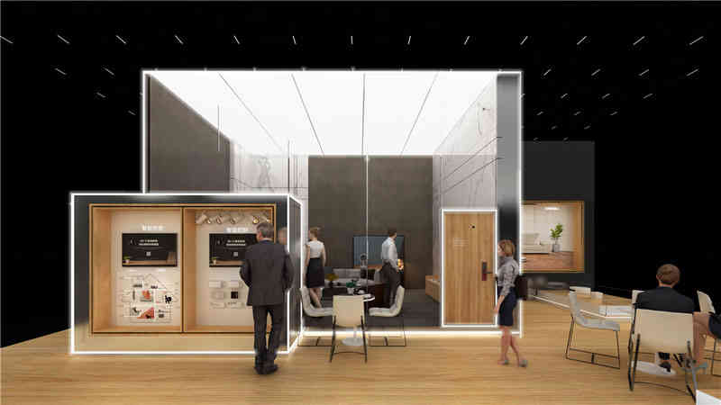 上海創(chuàng)諾醫(yī)藥集團有限公司參展上海新國際博覽中心展覽設(shè)計展臺搭建4