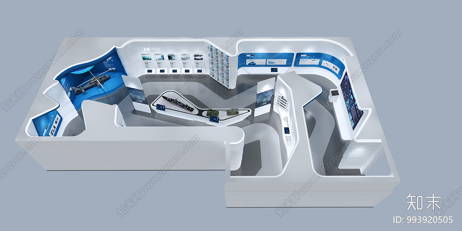 企業(yè)展廳設(shè)計方案_智能科技引領(lǐng)未來2