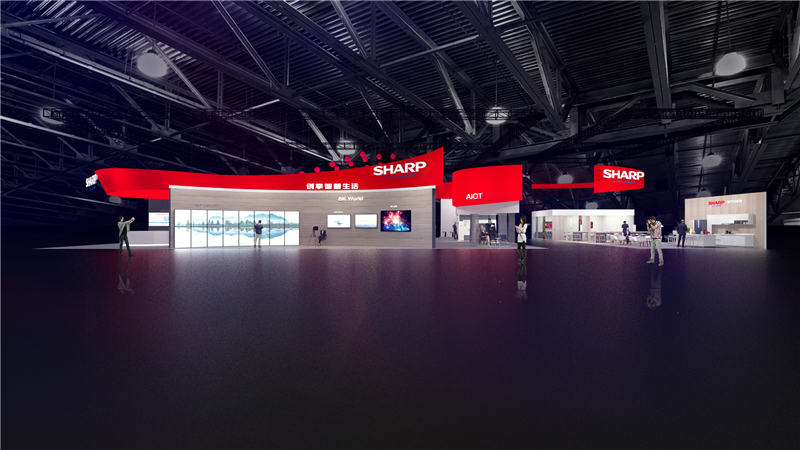 美的智能家居體驗廳參展廣州展覽公司展覽設(shè)計展臺搭建5
